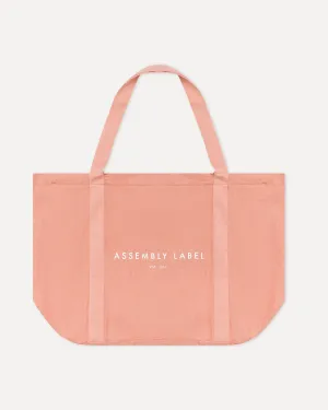 Linen Tote Bag Washed Red
