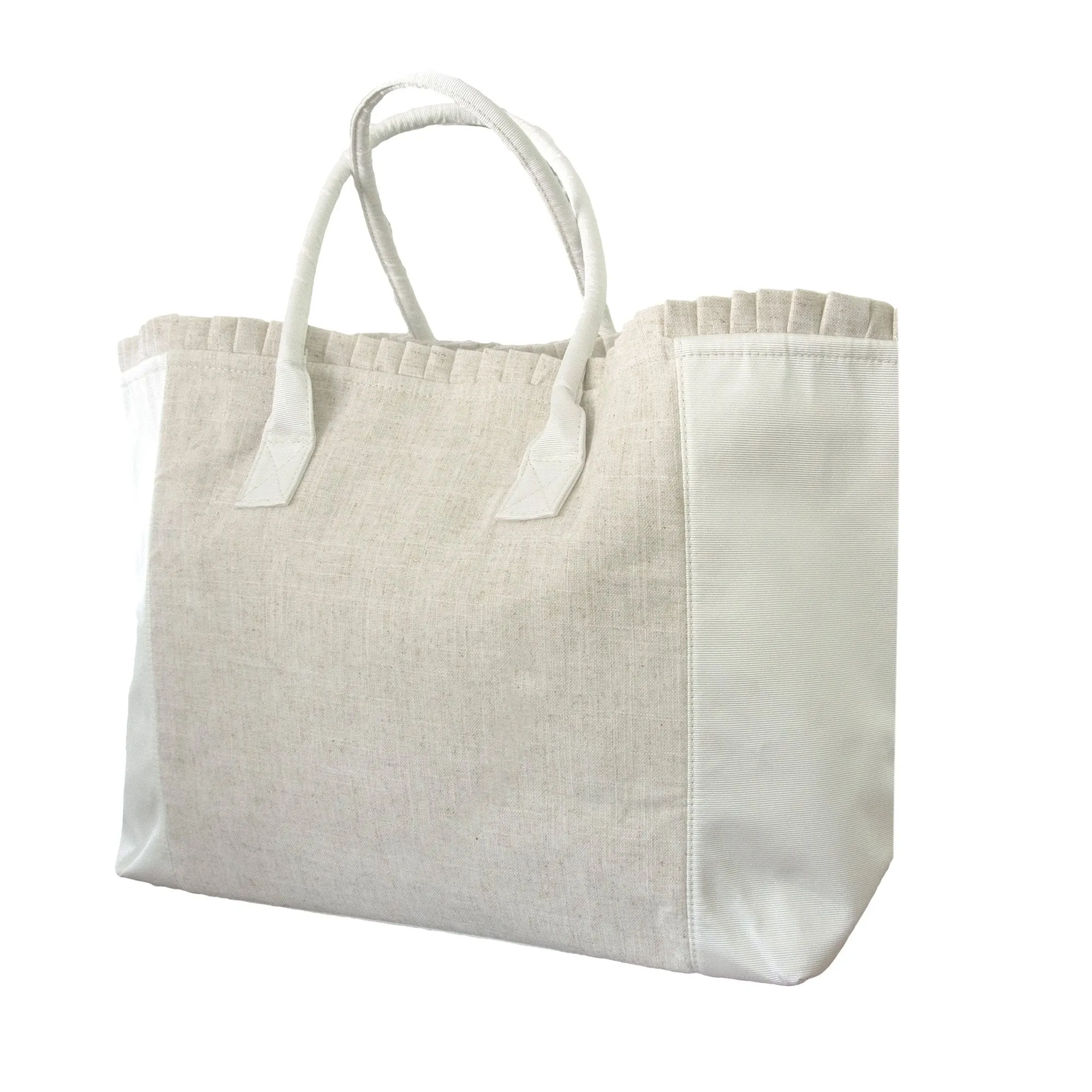 Linen Weekender Tote