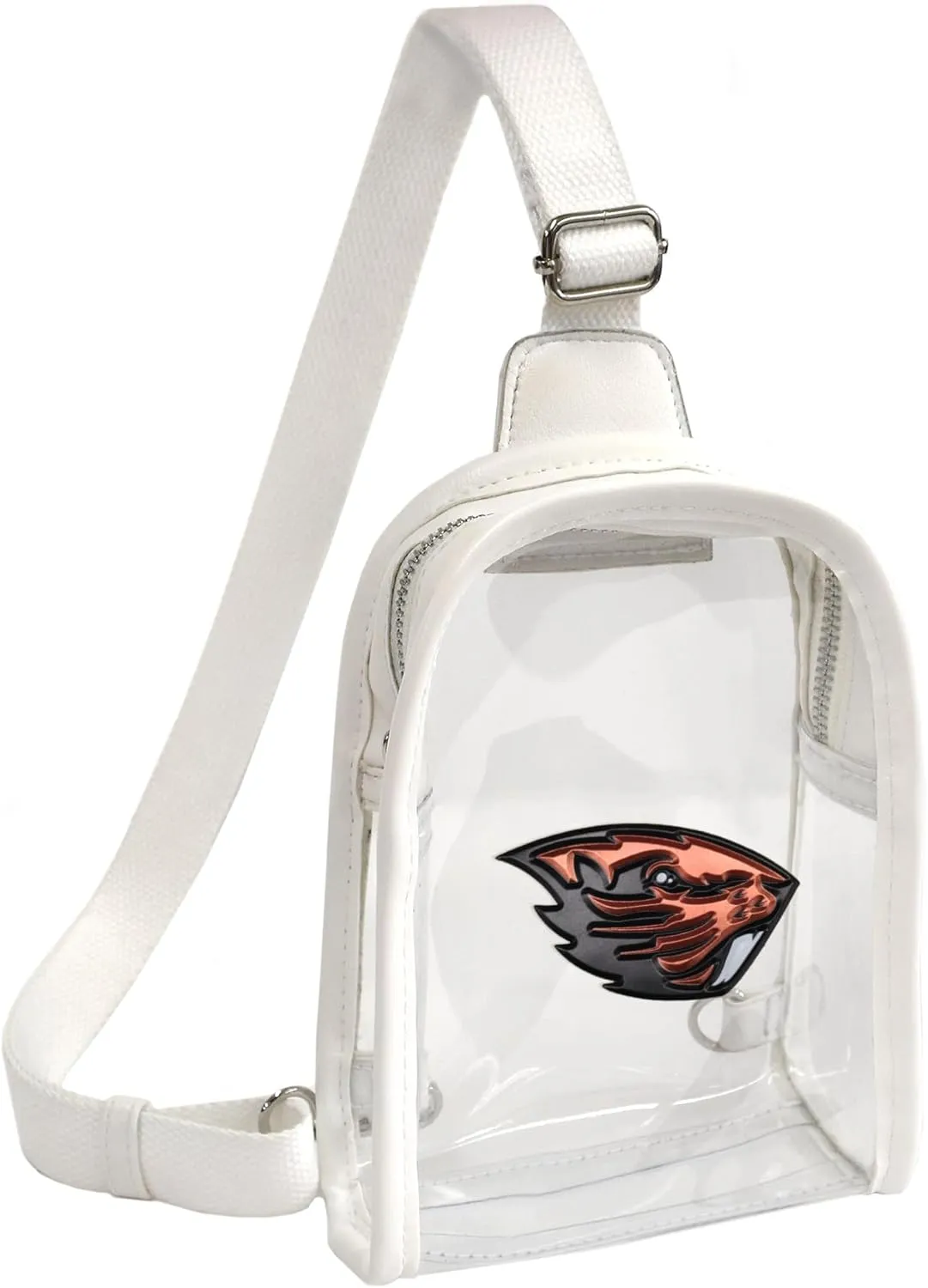 Littlearth NCAA Oregon State Beavers - Clear Mini Sling With Team's 3D Logo