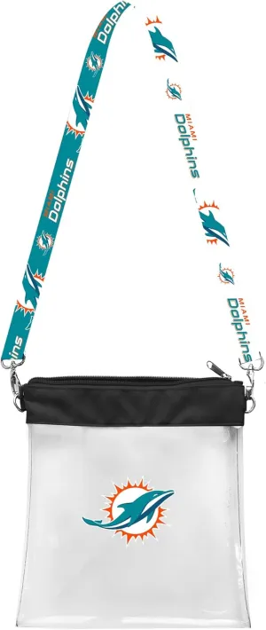 Littlearth NFL Clear Pattern Strap Bag