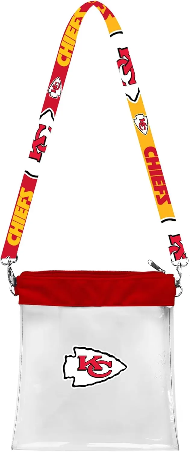 Littlearth NFL Clear Pattern Strap Bag
