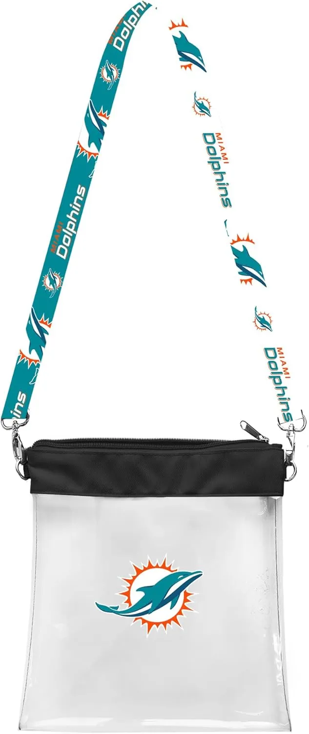 Littlearth NFL Clear Pattern Strap Bag