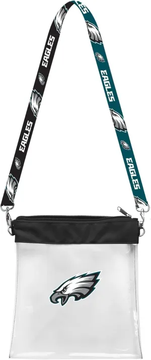 Littlearth NFL Clear Pattern Strap Bag