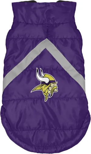 Littlearth NFL Unisex-Adult Soft Fleece Lined Pet Puffer Vest