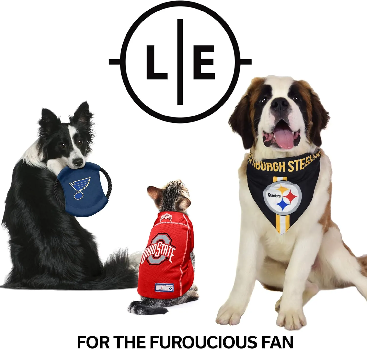 Littlearth NFL Unisex-Adult Soft Fleece Lined Pet Puffer Vest
