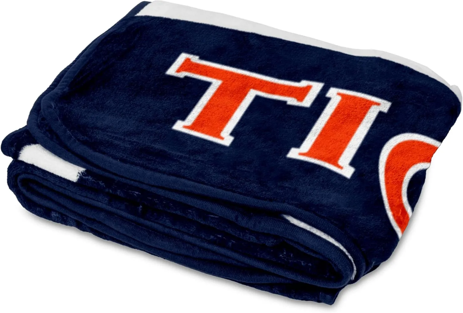 Logo Brands NCAA Raschel Throw Blanket – 50 x 60 Soft Fleece Blanket, Officially Licensed Collegiate Design, Cozy Throw for Tailgating, Game Day, & Home Décor