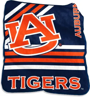 Logo Brands NCAA Raschel Throw Blanket – 50 x 60 Soft Fleece Blanket, Officially Licensed Collegiate Design, Cozy Throw for Tailgating, Game Day, & Home Décor