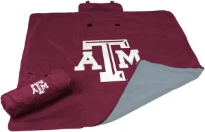 Logo Brands NCAA Texas A&M Aggies Unisex Adult All Weather Blanket, One Size, Multicolor