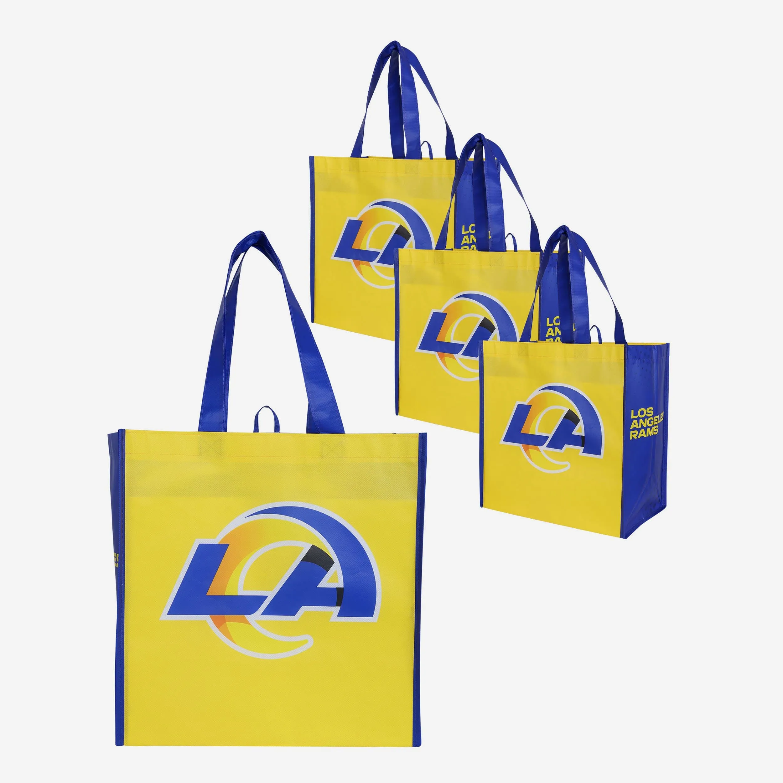 Los Angeles Rams 4 Pack Reusable Shopping Bag