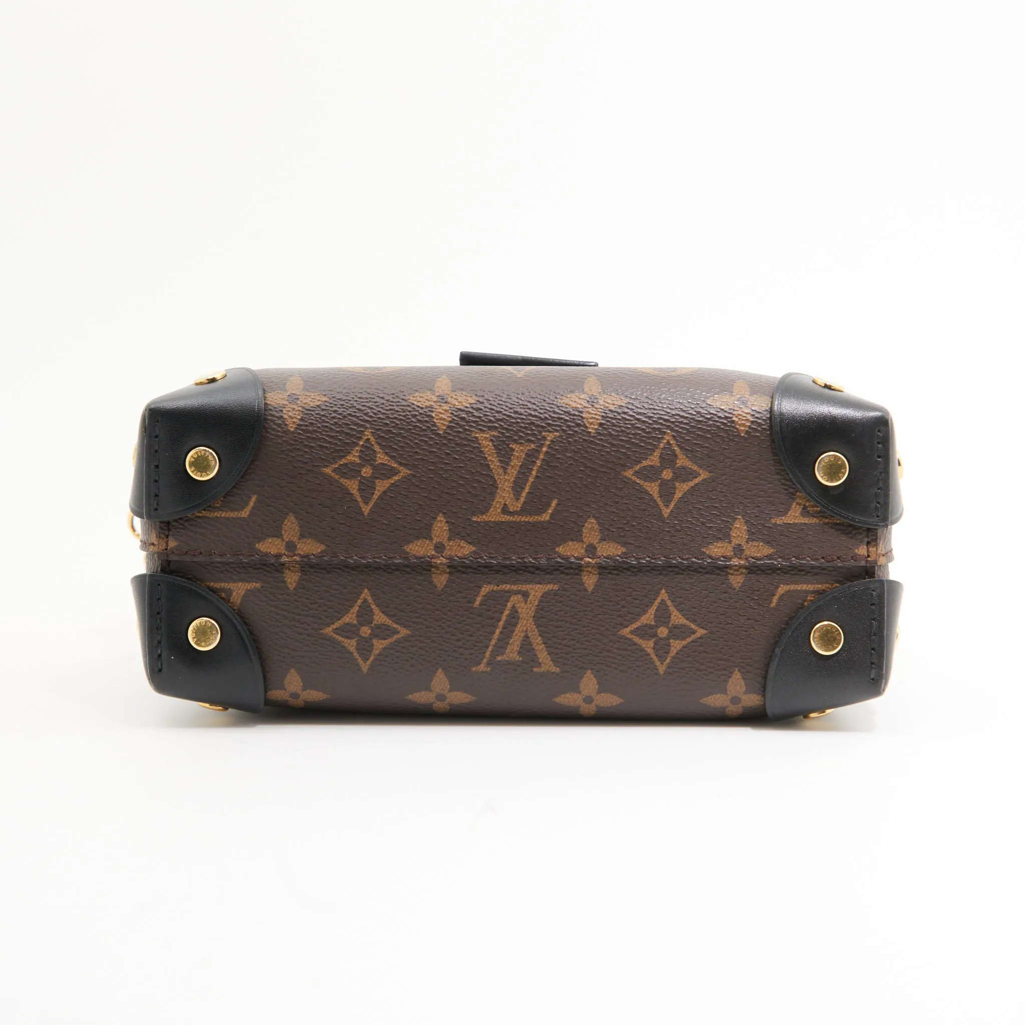 Louis Vuitton Canvas Petite Malle Souple in Brown Canvas GHW