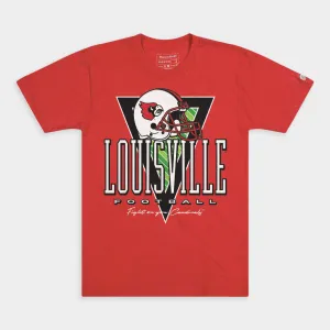 Louisville Cardinals Football Helmet Tee