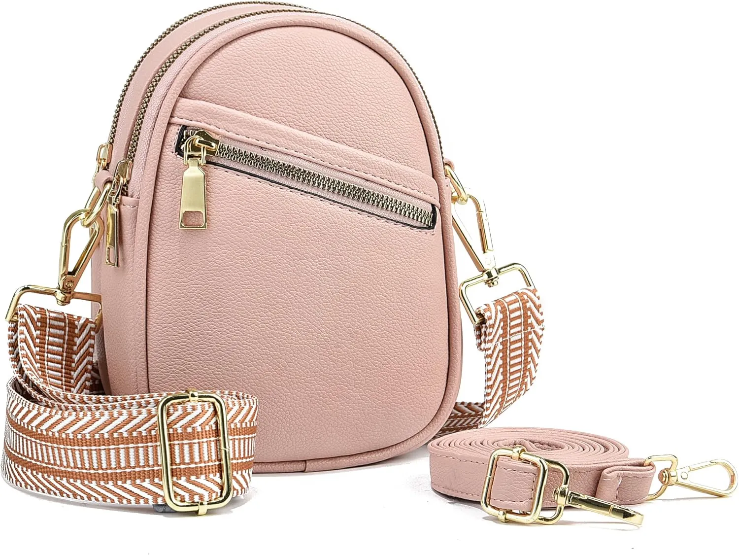 LoZoDo Small Crossbody Bags for Women Trendy Leather Purses and Handbags Designer Cell Phone Bag Wallet Purse with Wide Strap