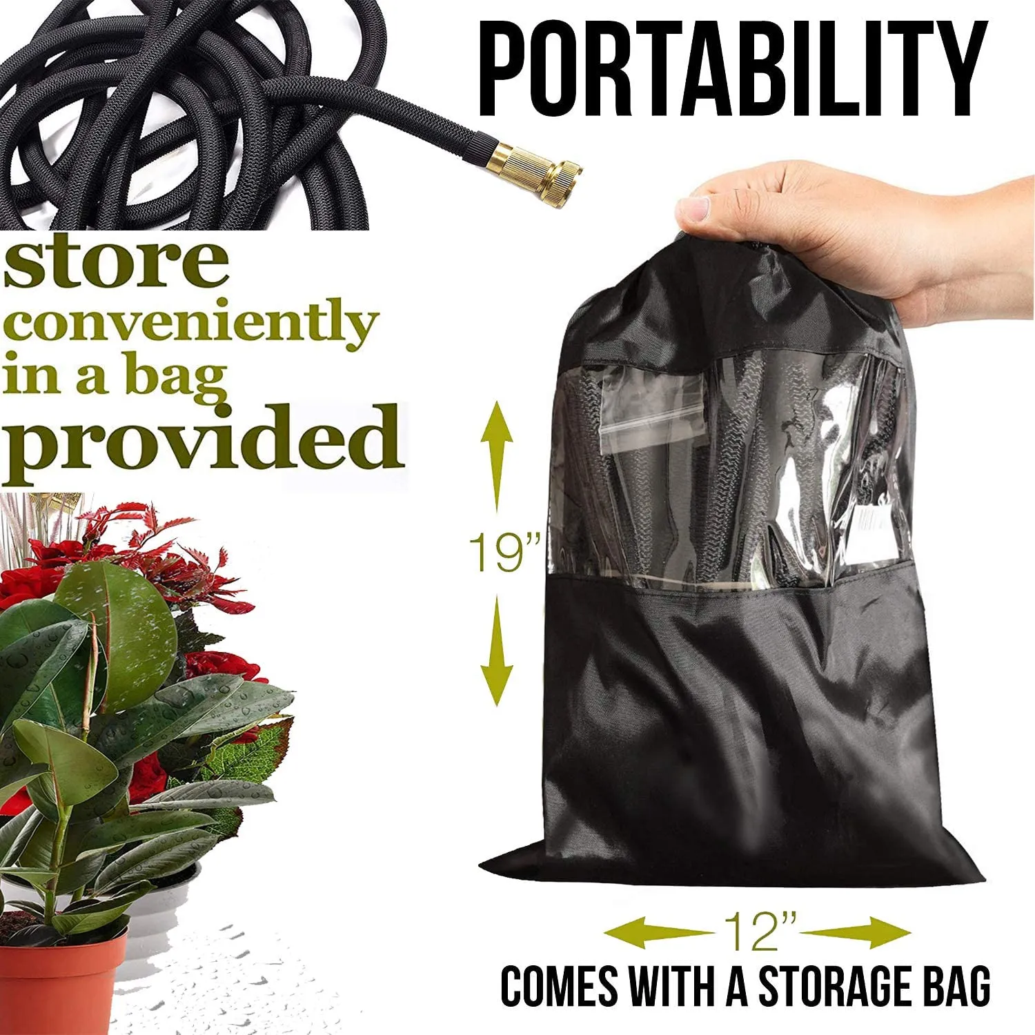 Luxora Quality Expandable Garden Hose for Easy Storage