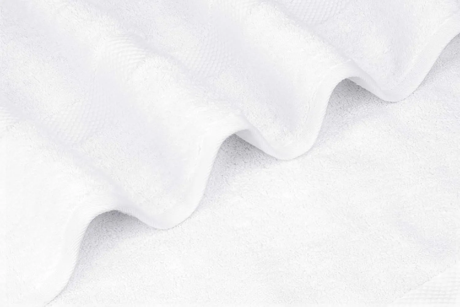 Luxury Bath Towel Set of 8 Pieces - 100% Turkish Cotton Highly Absorbent Towels for Bathroom, 2 Luxury Bath Towels 700GSM, 2 Hand Towels, 4 Washcloths, Gray White