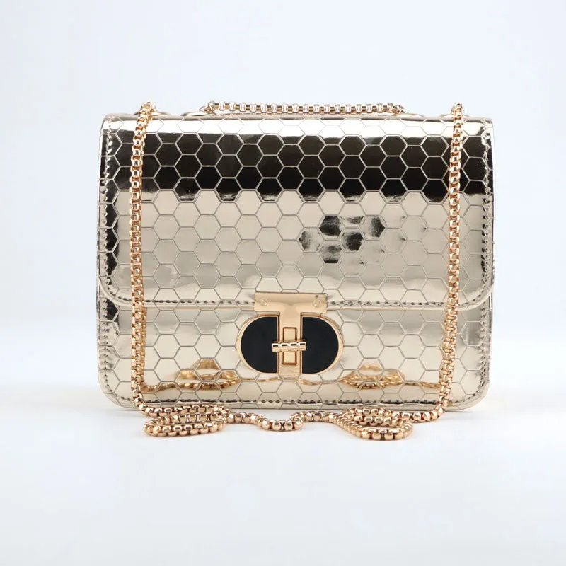 Luxury Look Textured Shoulder Bag Crossbody Bag #22