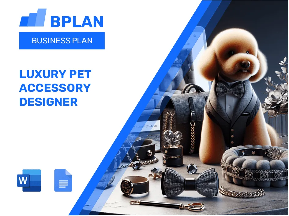 Luxury Pet Accessory Designer Business Plan
