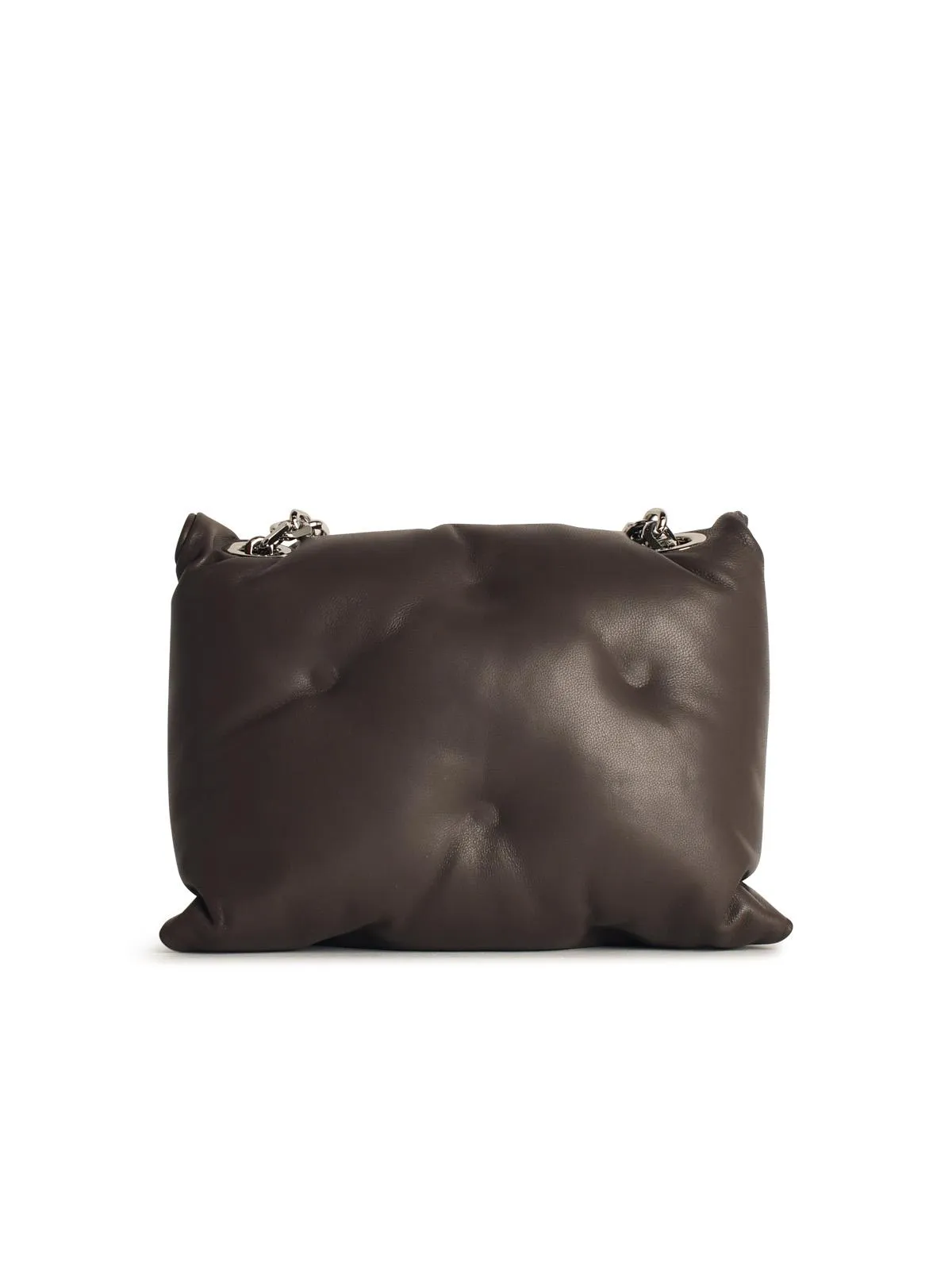 Maison Margiela 'Glam Slam' Grey Lear Crossbody Bag