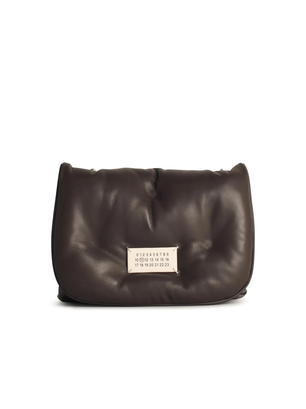 Maison Margiela 'Glam Slam' Grey Lear Crossbody Bag