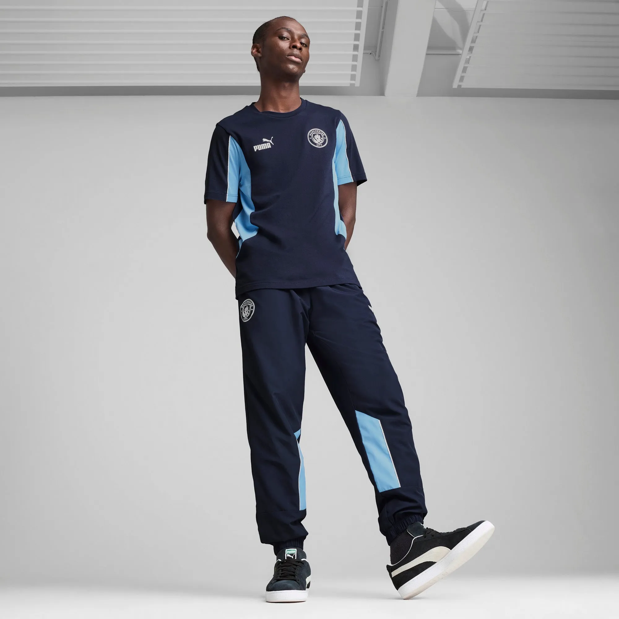 Manchester City FC Ftblarchive voetbalbroek