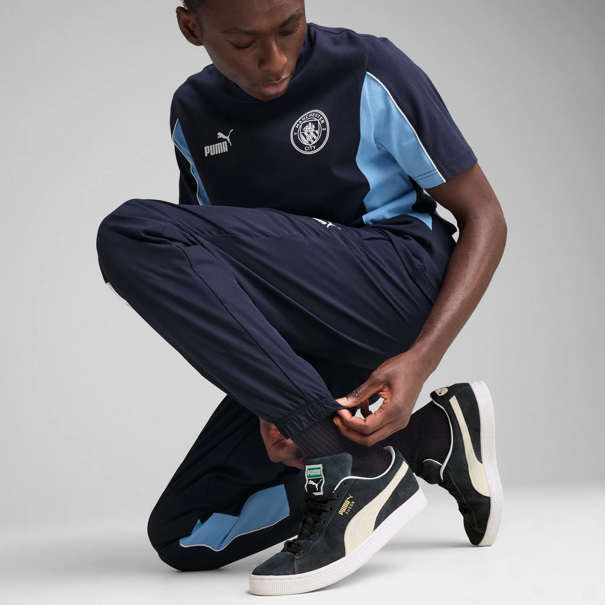Manchester City FC Ftblarchive voetbalbroek