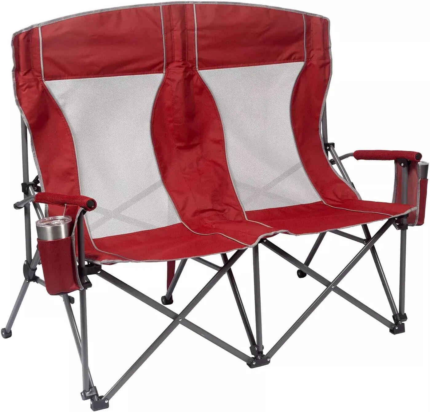 Member Mark Oversized Double Hard Arm Chair (Select Color) (Red)