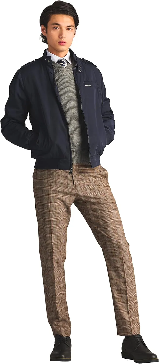 Members Only Men's Iconic Racer Quilted Lining Jacket |Slim Fit|
