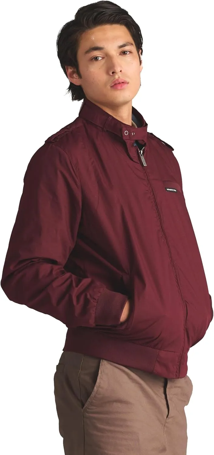 Members Only Men's Iconic Racer Quilted Lining Jacket |Slim Fit|