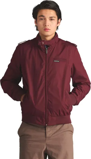 Members Only Men's Iconic Racer Quilted Lining Jacket |Slim Fit|