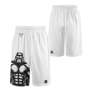 Mens Muscle Body Mesh Basketball & Running Shorts