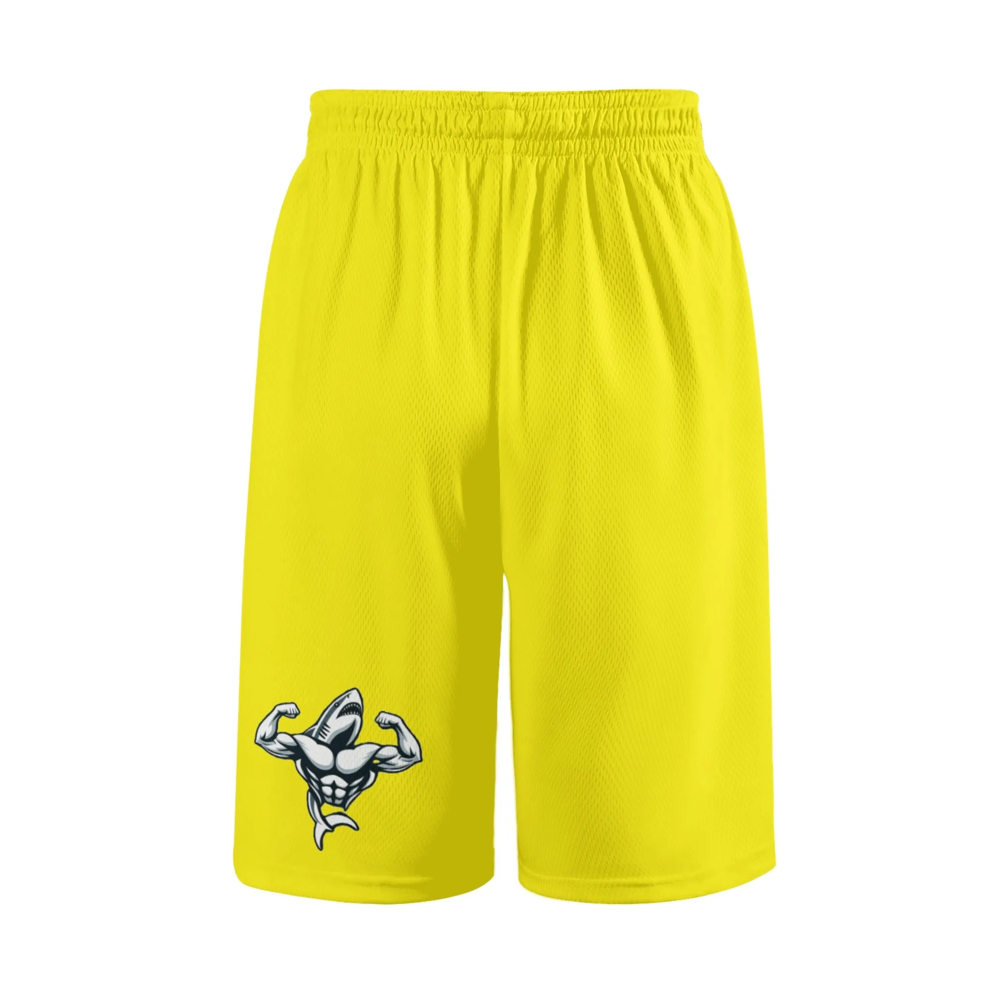 Mens Muscle Body Mesh Basketball & Running Shorts