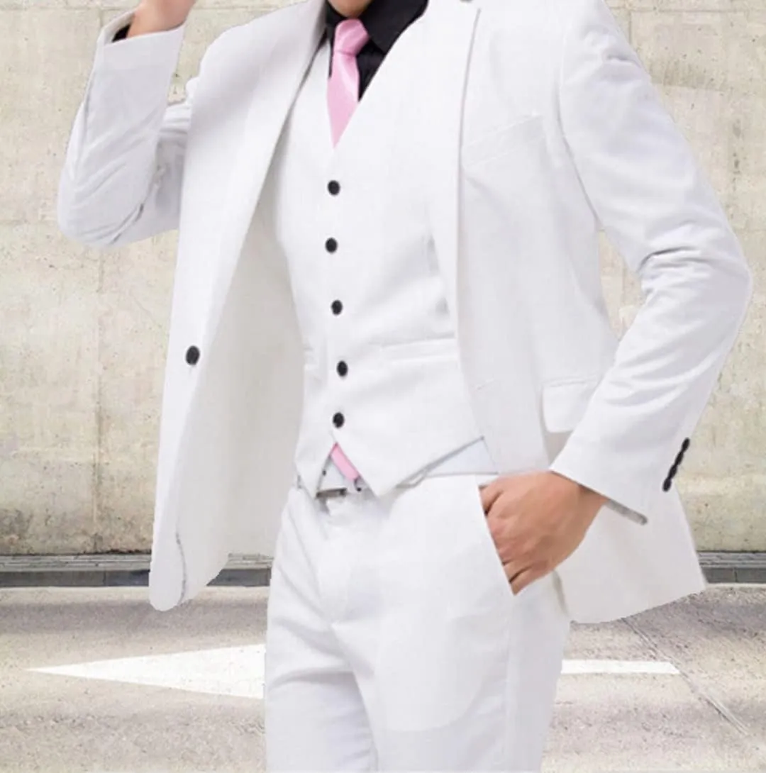 Mens Suits Slim Fit Prom Homecoming Suit for Men Wedding Business Tux Outfit 2 Piece Suit Jacket Blazer ＆Pants Set