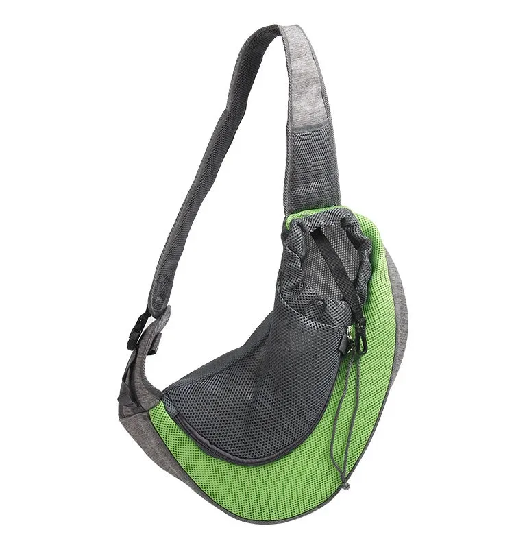 Mesh Oxford Pet Outdoor Travel Pet Puppy Carrier Handbag Pouch Single Shoulder Bag Sling Mesh Comfort Travel Tote Shoulder Bag