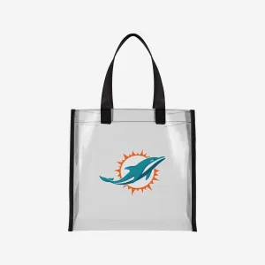Miami Dolphins Clear Reusable Bag