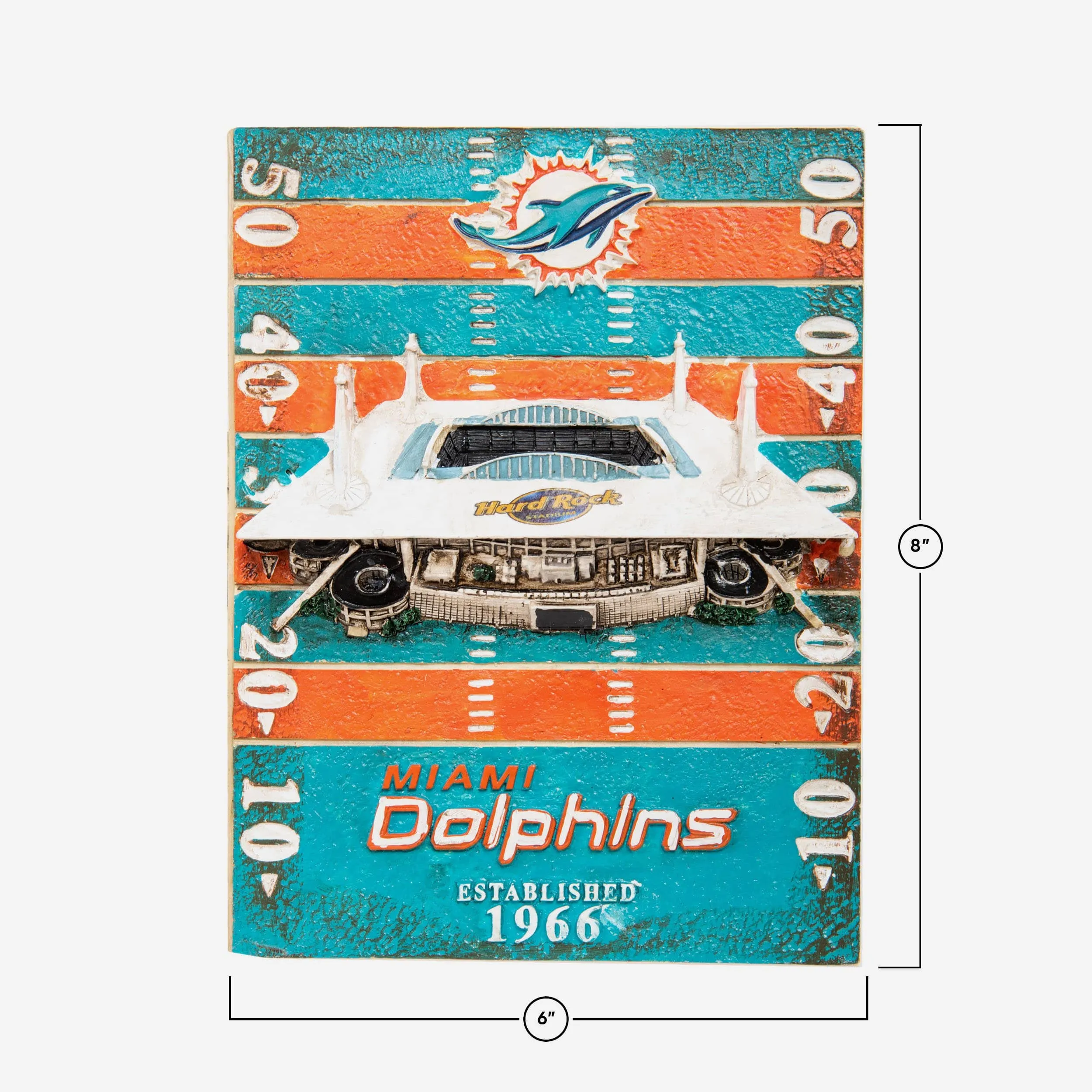 Miami Dolphins Hard Rock Stadium Wall Plaque