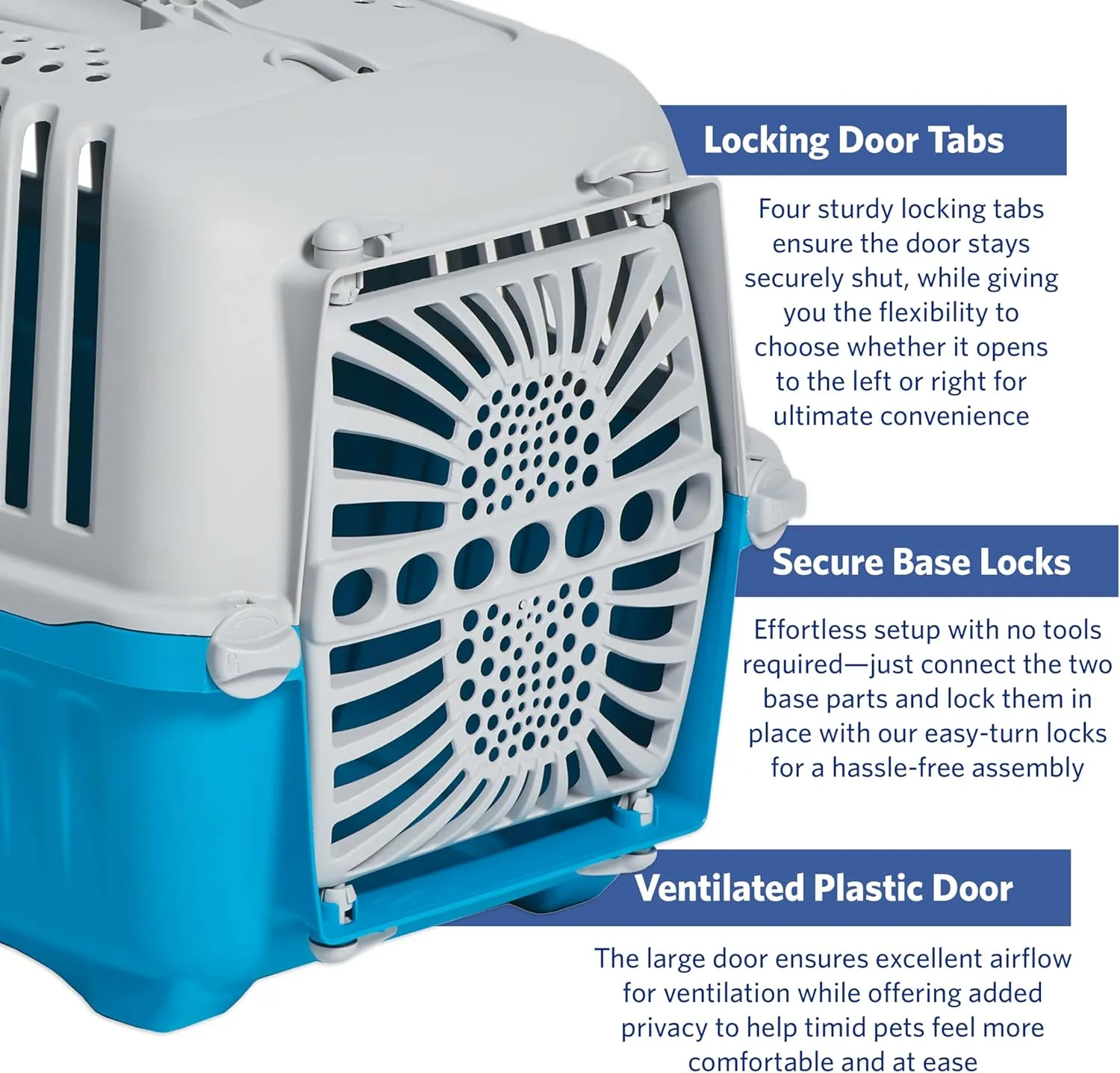 MidWest Homes for Pets Spree Travel Pet Carrier | Hard-Sided Pet Kennel Ideal for Toy Dog Breeds, Small Cats & Small Animals | Dog Carrier Measures 19.1L x 12.5 W x 13H - Inches