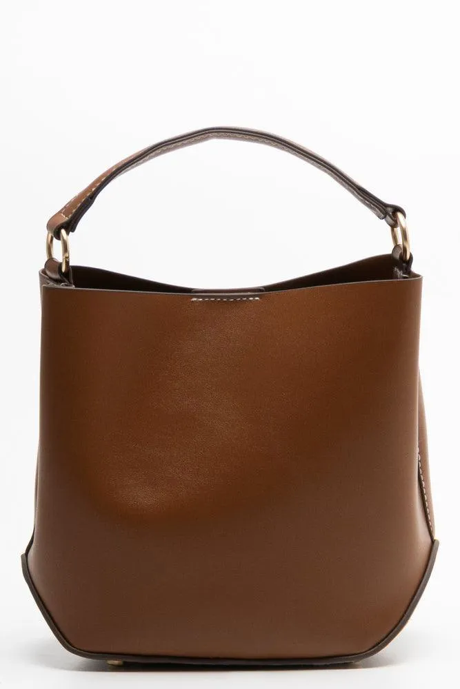 Mini Bucket  Bag Brown