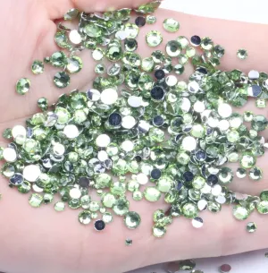 Mint Green - Silverback Rhinestones