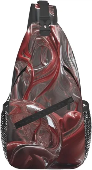Modern Style Sculpture Sling Backpack for Women Men Cross Chest Bag Diagonally Crossbody Shoulder Bag Travel