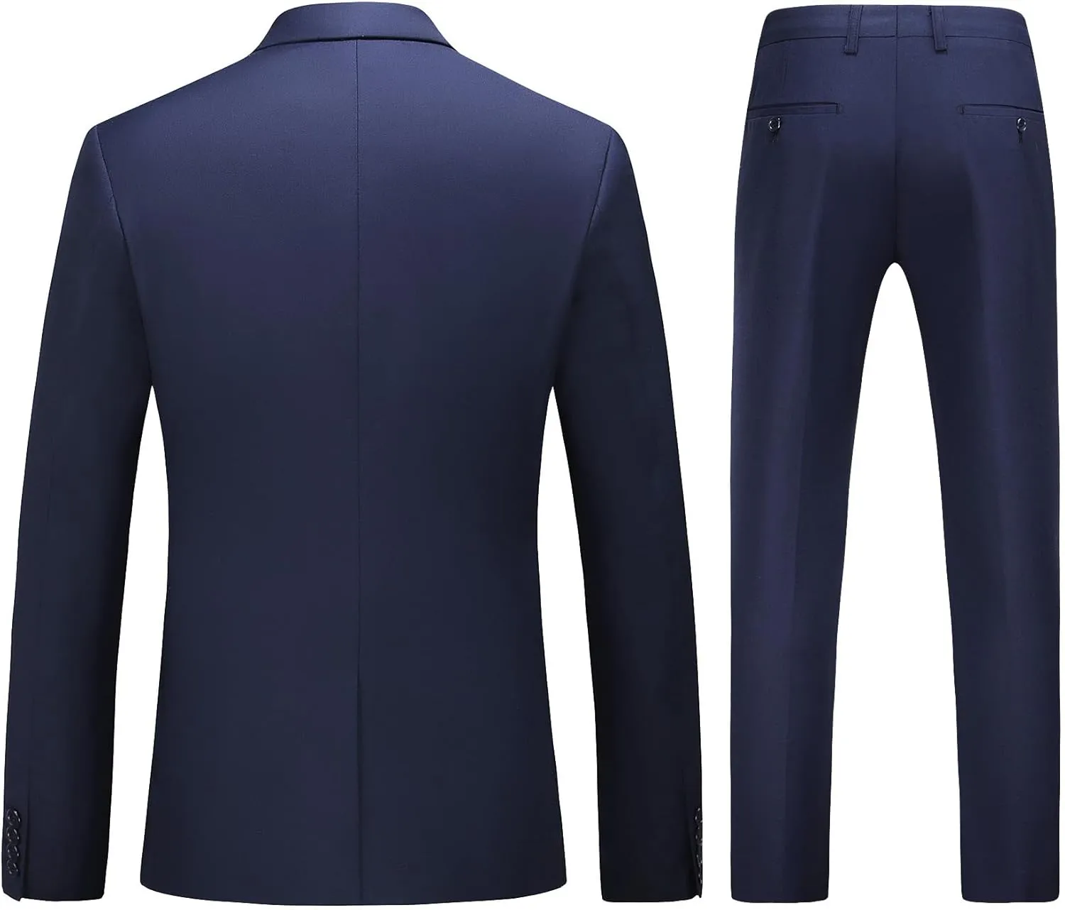 MOGU Mens Slim Fit Suit 2 Piece Tuxedo for Prom Business Wedding Dance (Suit Jacket   Pants)