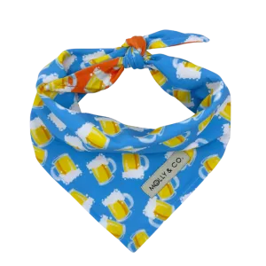 MOLLY & CO. - Reversible Dog Bandana- Beers