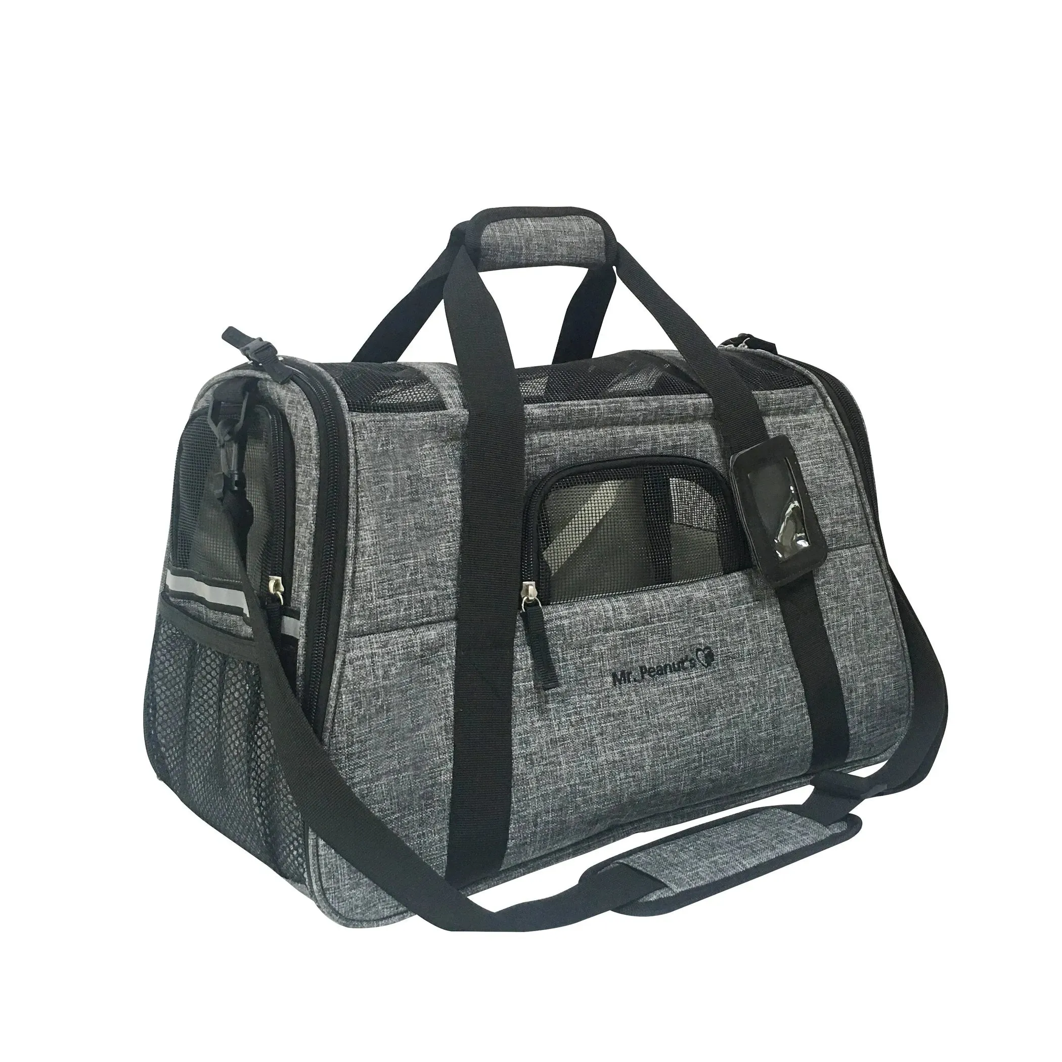 Mr. Peanut's Copper Series Airline Capable Pet Carrier, Tall Profile Soft Sided Luxury Travel Tote