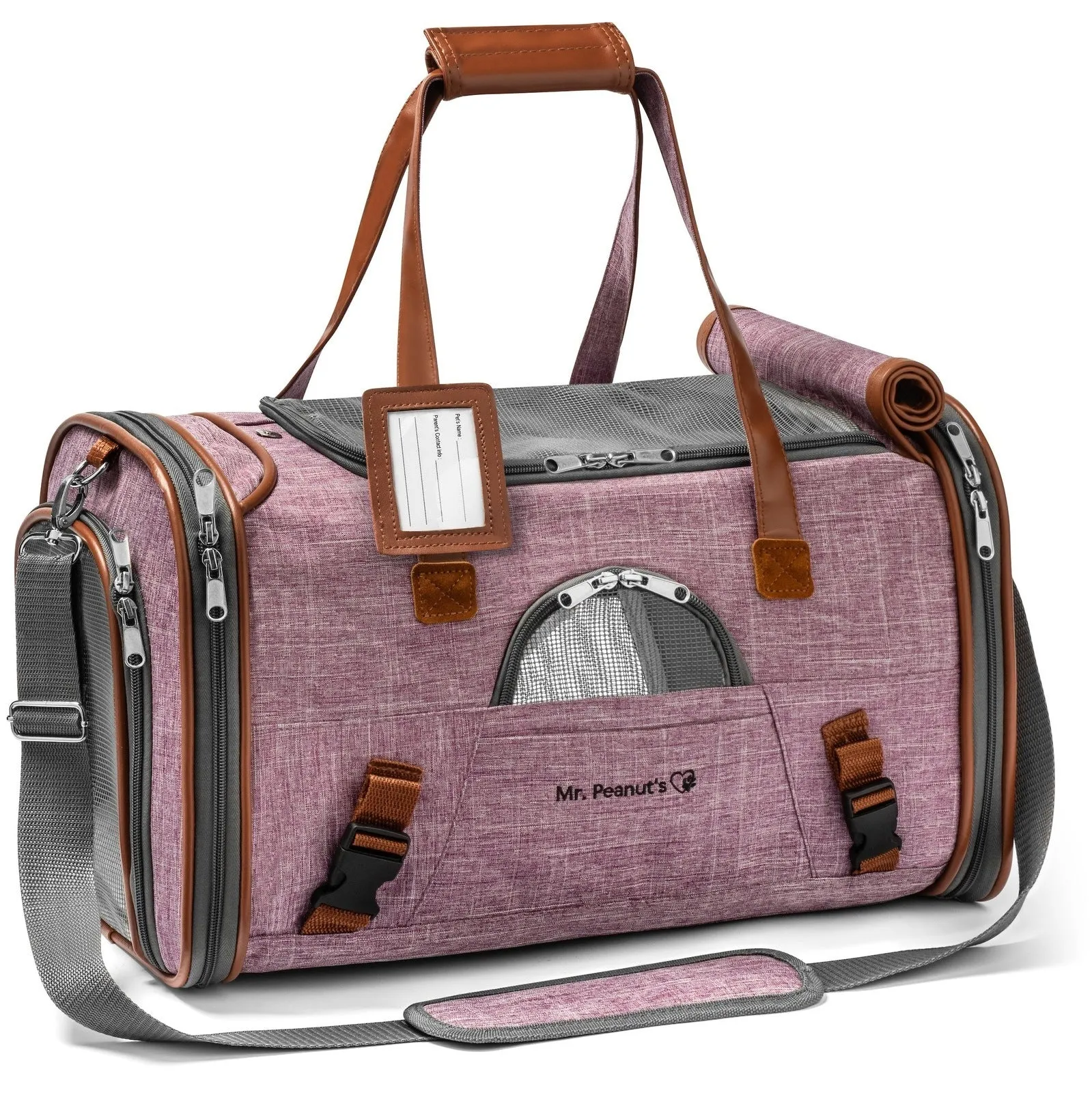 Mr. Peanut's Gold Series Standard Size Airline Compliant Pet Carrier