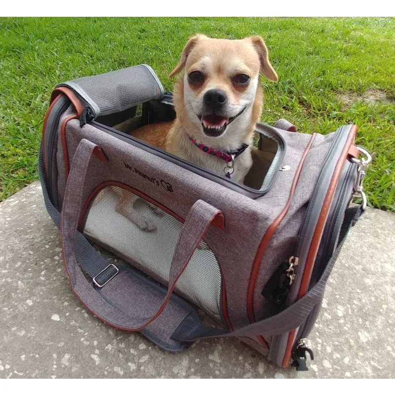 Mr. Peanut's Gold Series Standard Size Airline Compliant Pet Carrier