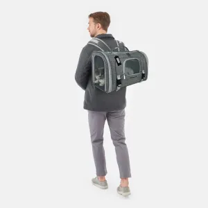 Mr. Peanut's Monterey Series Airline Compliant Horizontal Backpack Pet Carrier