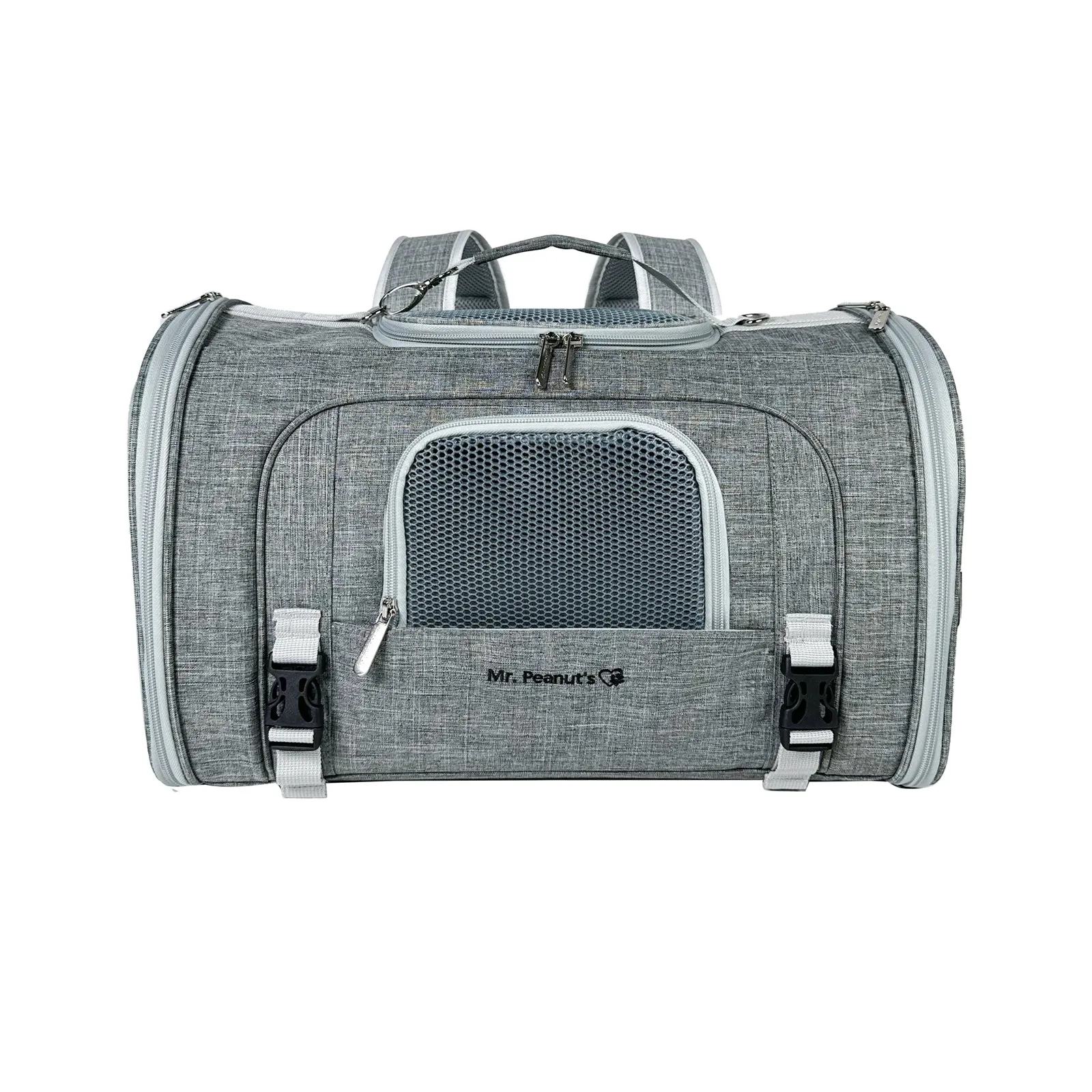 Mr. Peanut's Monterey Series Airline Compliant Horizontal Backpack Pet Carrier