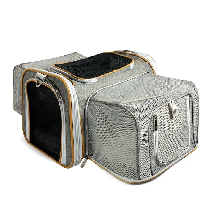 Mr. Peanut's Platinum Series Double Expandable Pet Carrier