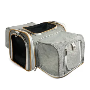 Mr. Peanut's Platinum Series Double Expandable Pet Carrier