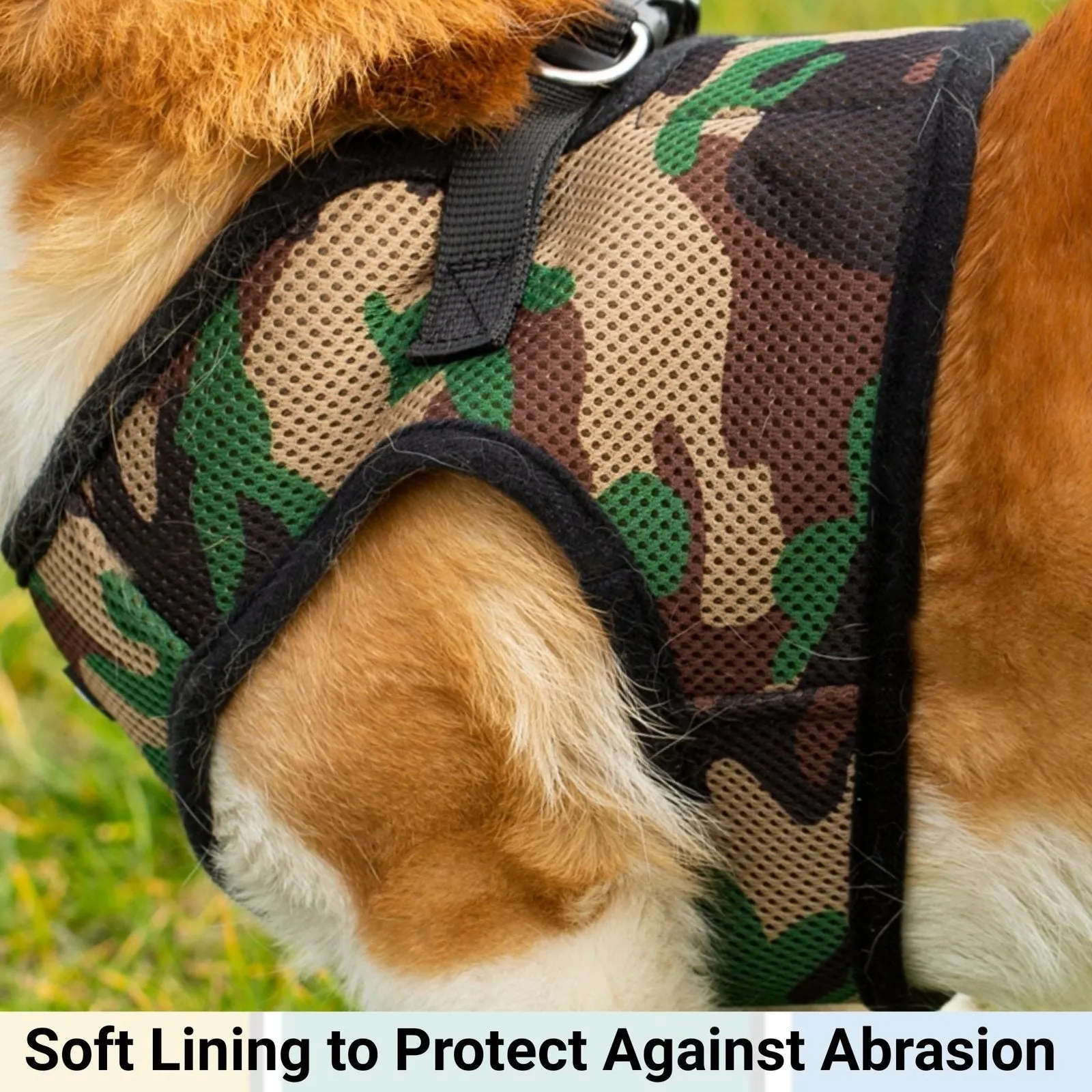 Mr. Peanut's PupTrek Harness and Leash Set,  Small Dog/Cat Soft Mesh Step In Harness Vest