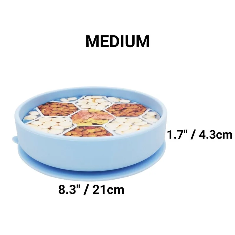 Mr. Peanut's Silicone Slow Feeder Dog Bowl
