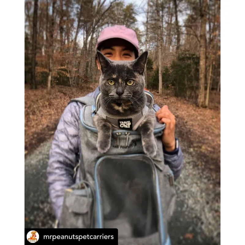 Mr. Peanut's Vancouver Series Backpack Pet Carrier for Smaller Cats and Dogs
